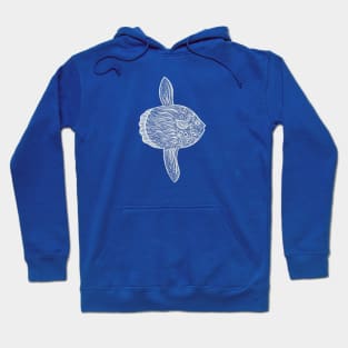 Common Mola or Ocean Sunfish - detailed fish design Hoodie